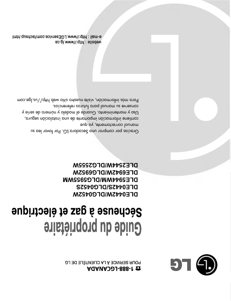 Página 1 del manual Manual de usuario LG TD-V10093E