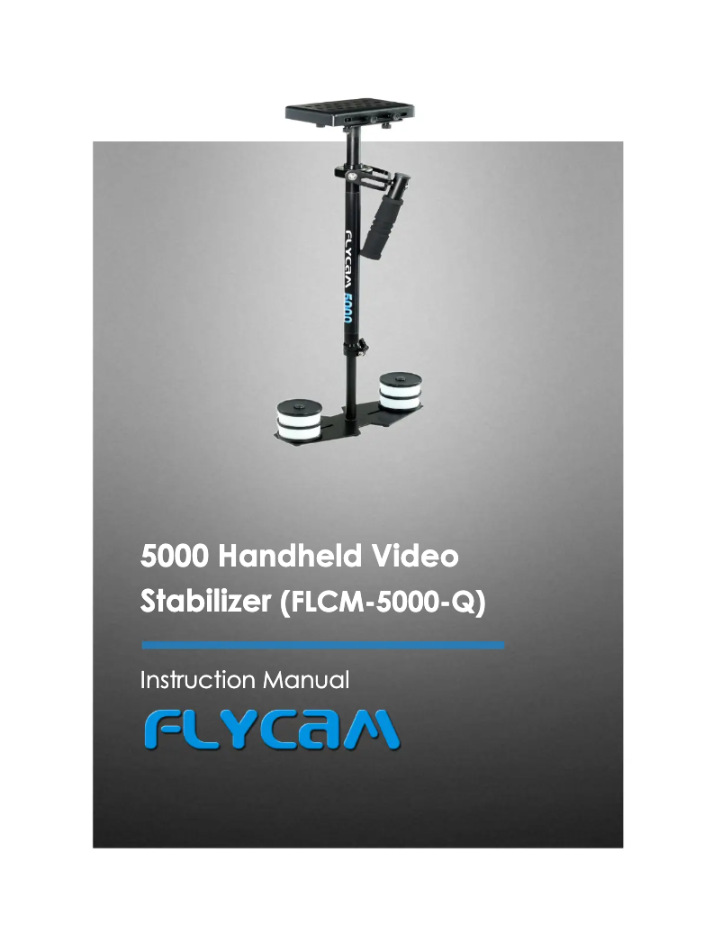 Image de la première page du manuel de l'appareil FLCM-5000-Q