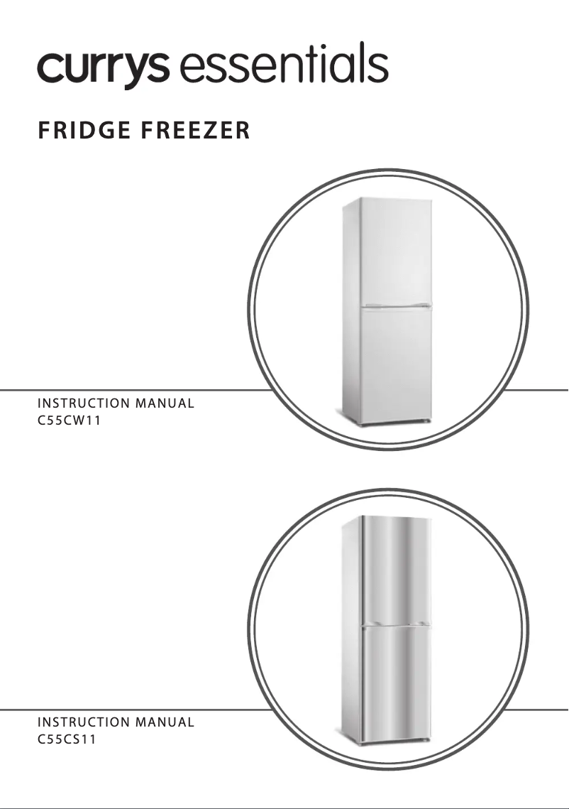Page 1 de la notice Manuel utilisateur Currys Essentials C55CW11