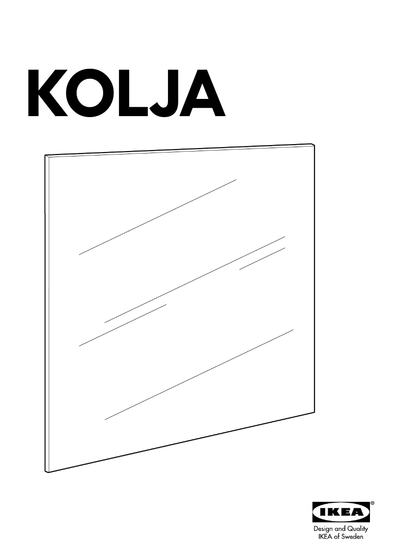Image de la première page du manuel de l'appareil KOLJA