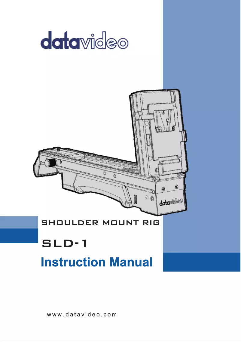 Page n°1 - Manuel utilisateur DataVideo SLD-1
