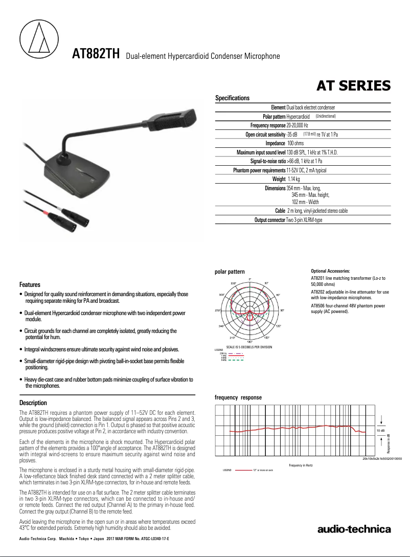 Image de la première page du manuel de l'appareil AT882TH