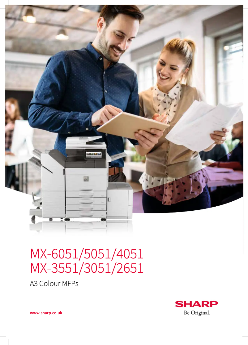 Page 1 de la notice Brochure Sharp MX-3551