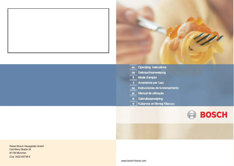 First page image of the manual for PCD619DEU