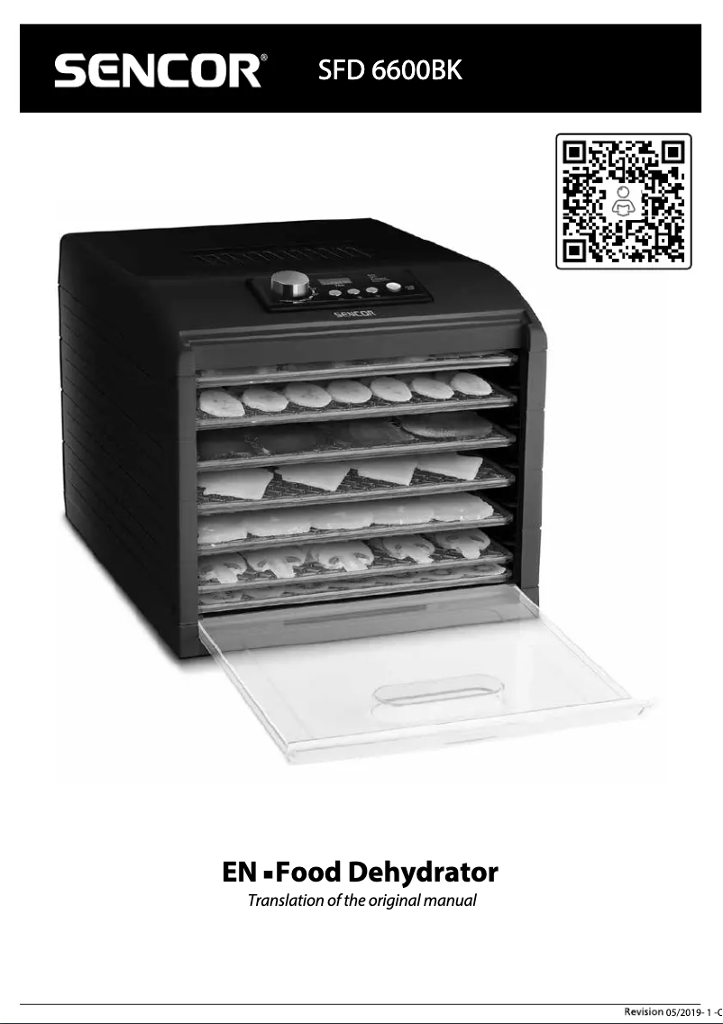 Page n°1 - Manuel utilisateur Sencor SFD 6600BK