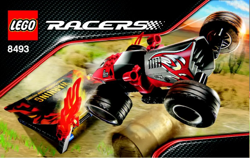 Page 1 de la notice Manuel utilisateur Lego Racers 8493