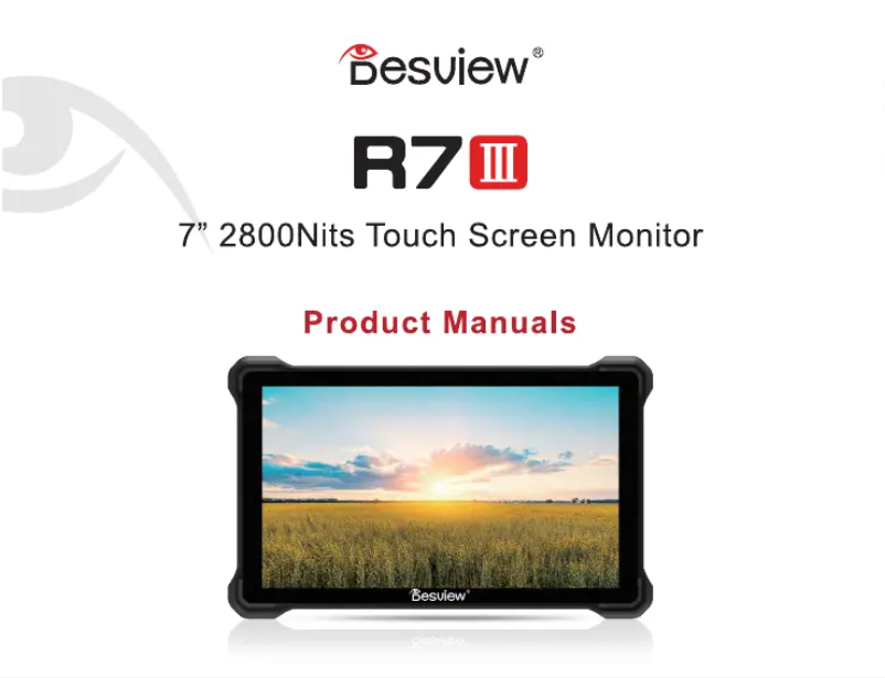 Página 1 del manual Manual de usuario Desview R7 III