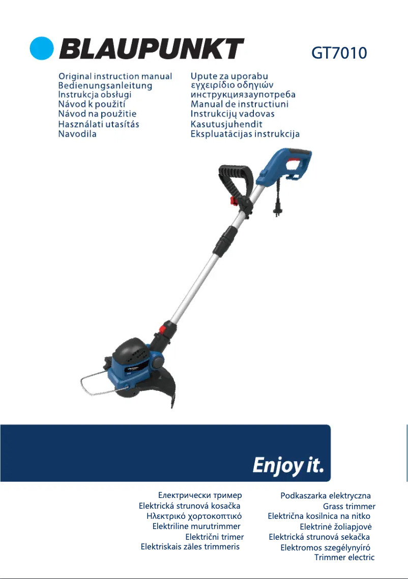 Page n°1 - Manuel utilisateur Blaupunkt GT7010