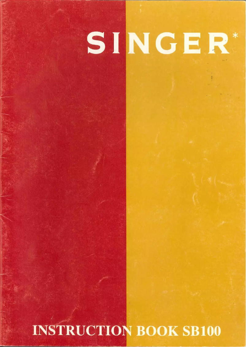 Page 1 de la notice Manuel utilisateur Singer SB100