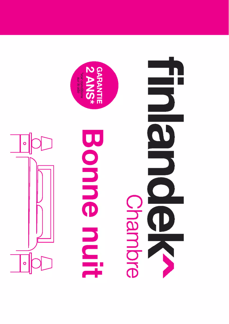 Page 1 de la notice Manuel utilisateur Finlandek NATTI FINCHLK24