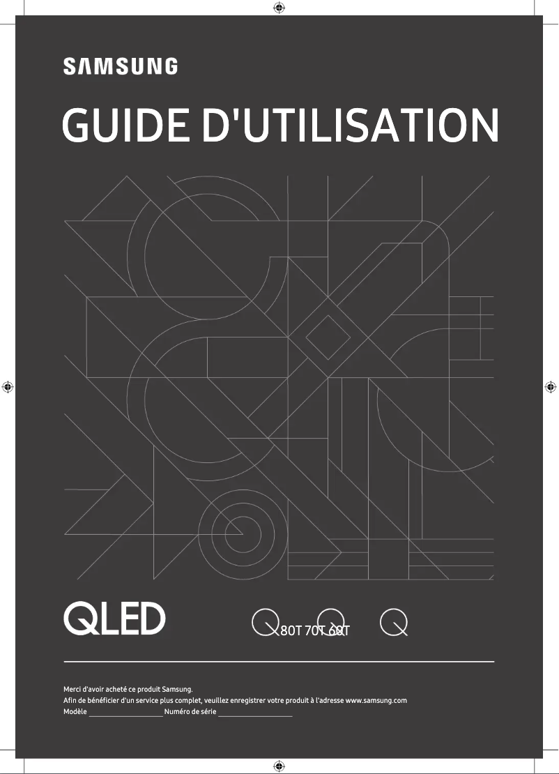 Imagen de la primera página del manual del dispositivo QA58Q60TAU