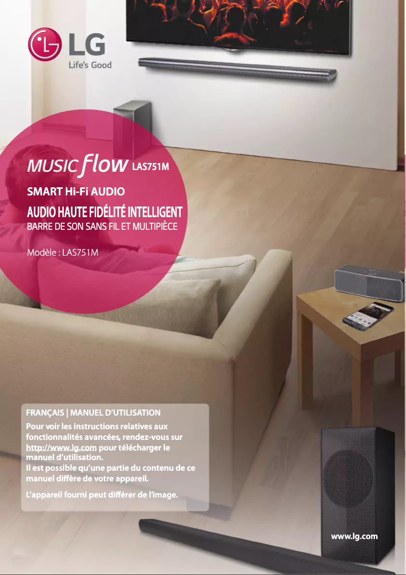 Página 1 del manual Manual de usuario LG LAS751M