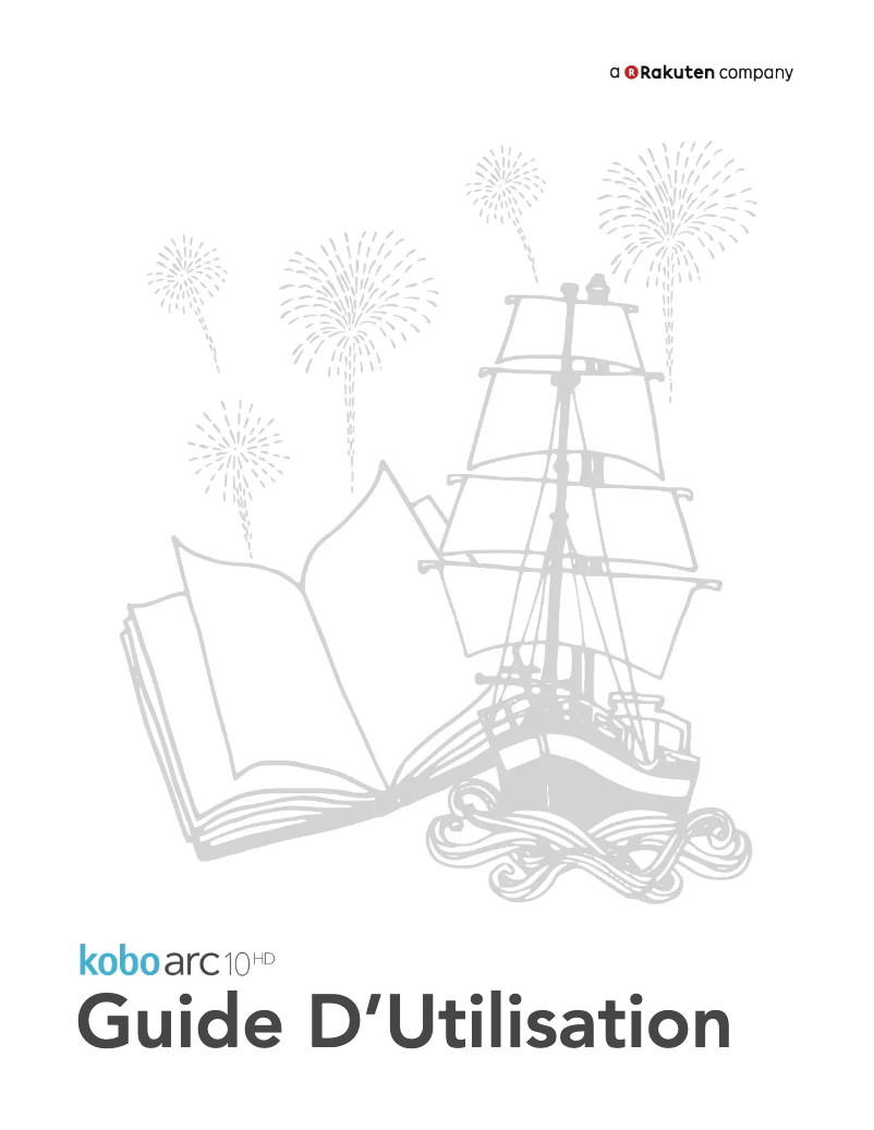 Page 1 de la notice Manuel utilisateur Kobo Arc 10HD