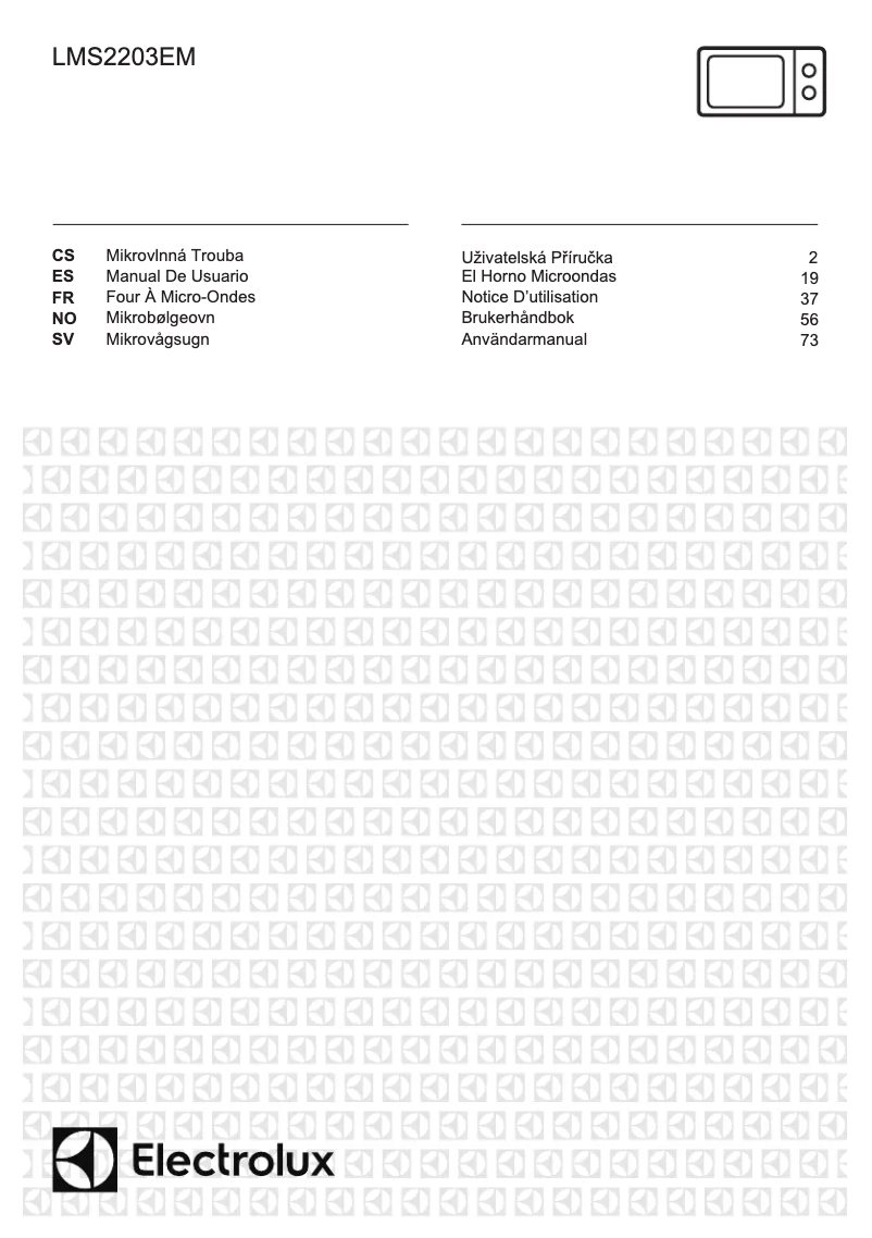 Page 1 de la notice Manuel utilisateur Electrolux LMS2203EMK