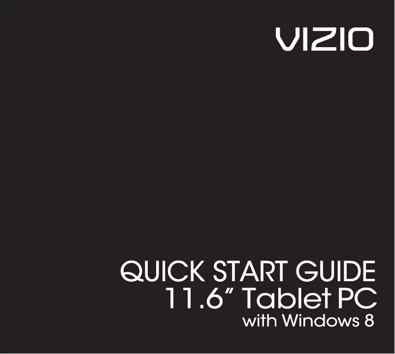 Page 1 de la notice Manuel utilisateur VIZIO MT-11XA1