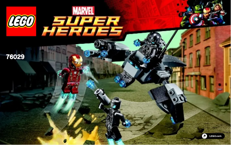 Página 1 del manual Manual de usuario Lego Marvel Marvel Super Heroes 76029