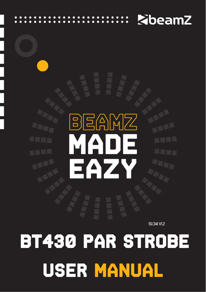 Page 1 de la notice Manuel utilisateur BeamZ BT430