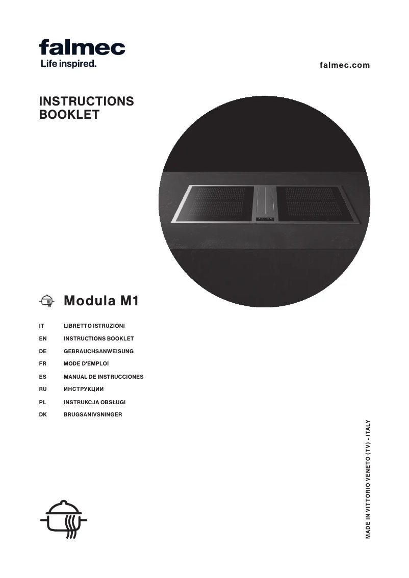 Page 1 de la notice Manuel utilisateur Falmec Modula M1