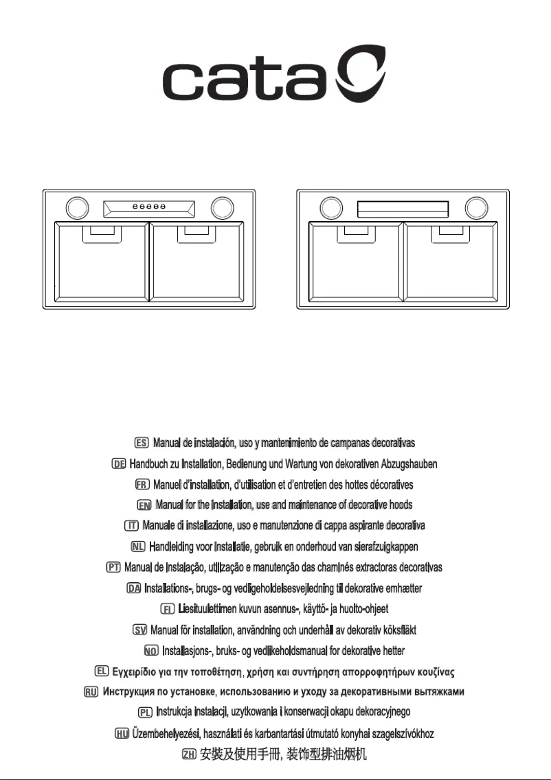Page 1 de la notice Manuel utilisateur CATA GT PLUS 45BK