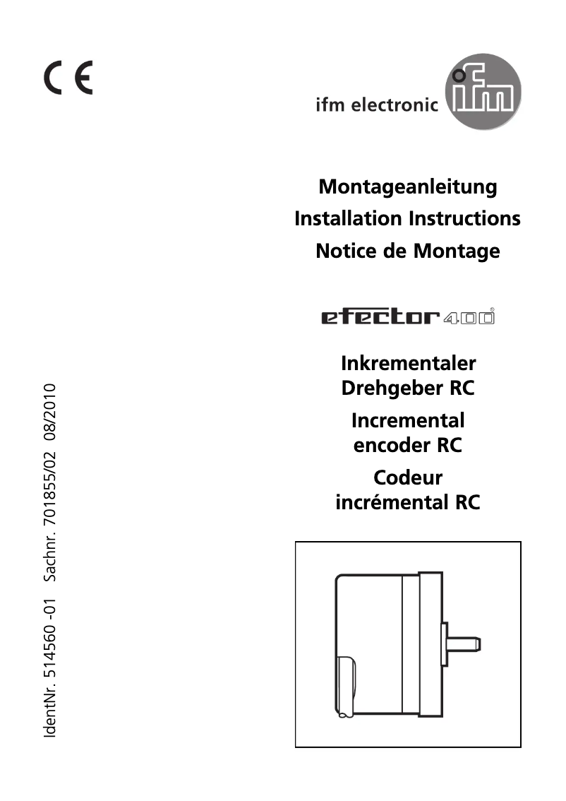 Image de la première page du manuel de l'appareil RC6003