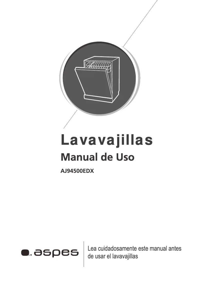 Page 1 de la notice Manuel utilisateur Aspes AJ94500EDX