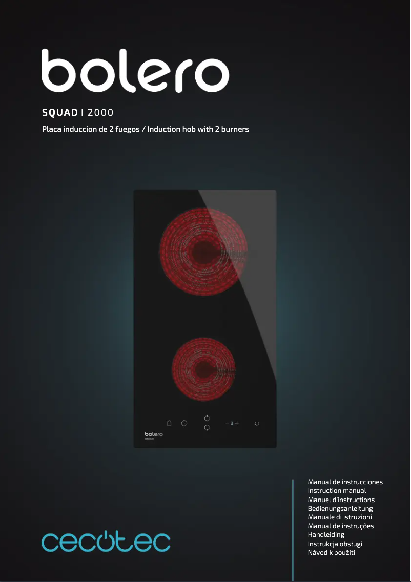 Image de la première page du manuel de l'appareil Bolero Squad I 2000