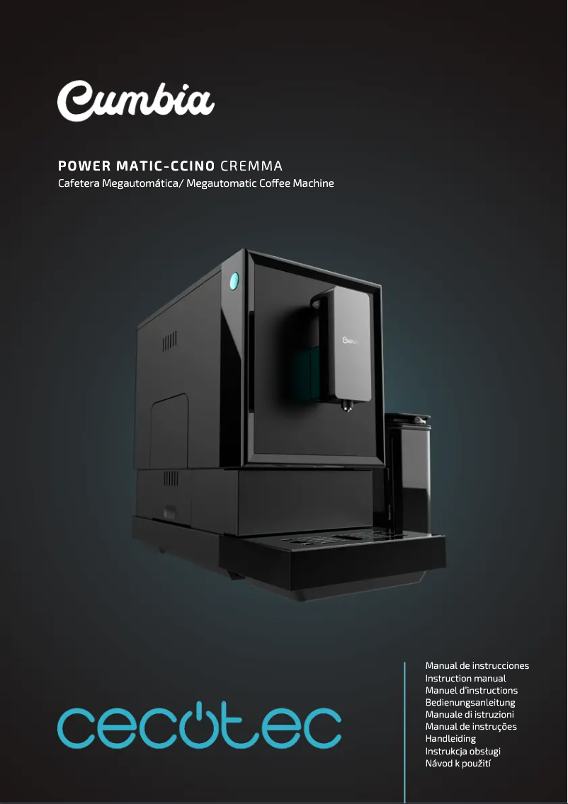 Page n°1 - Manuel utilisateur Cecotec Power Matic-ccino Cremma
