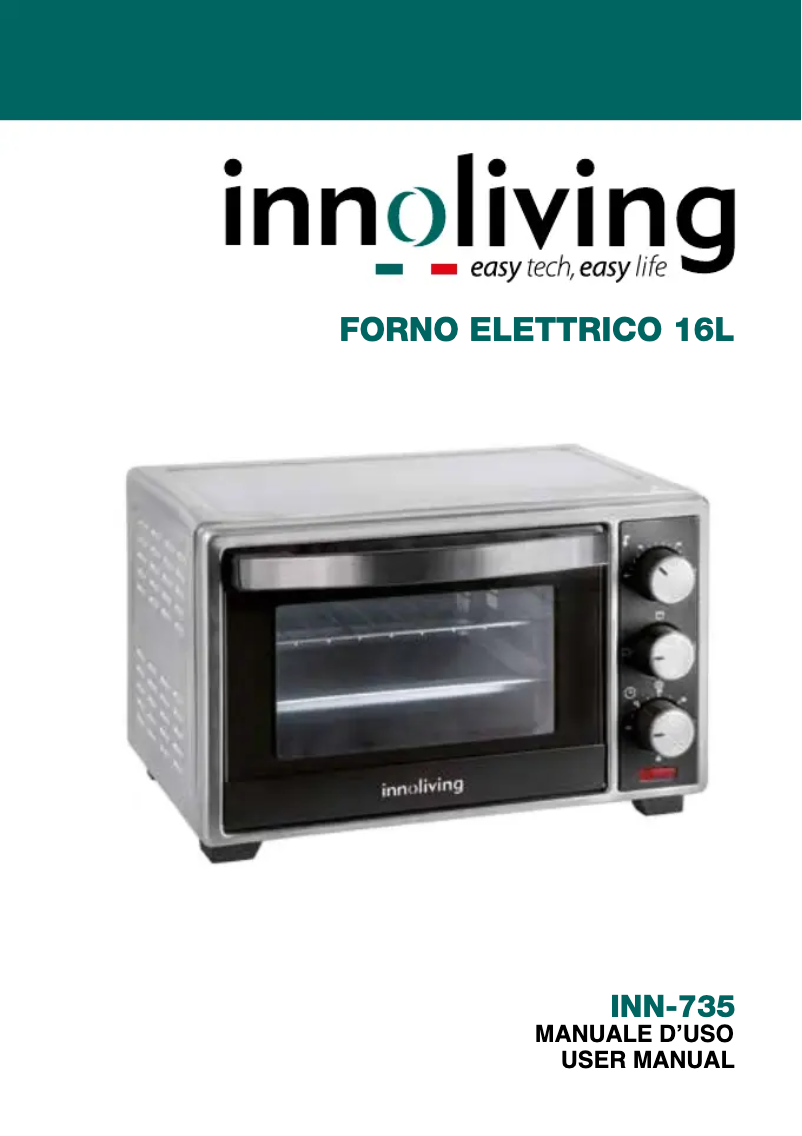 Image de la première page du manuel de l'appareil INN-735