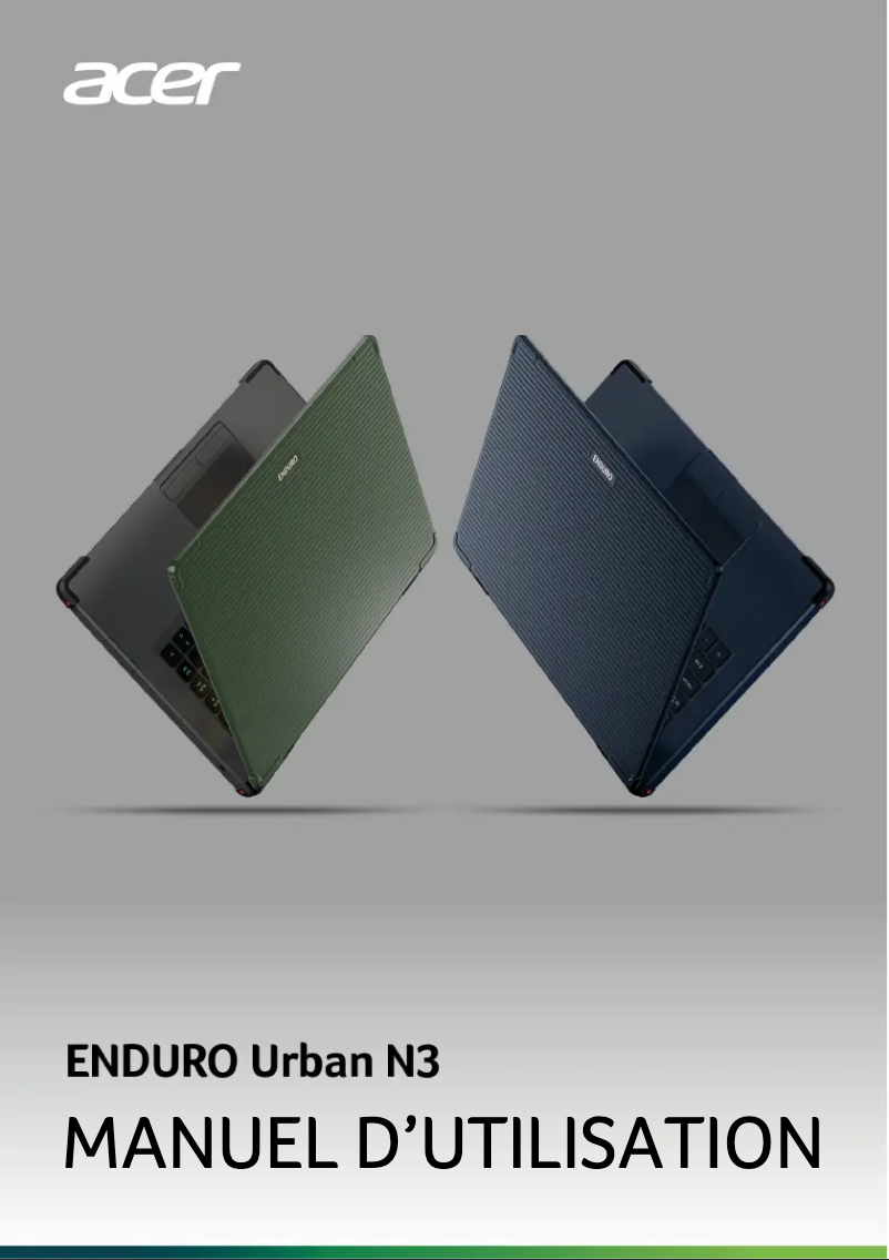 Página 1 del manual Manual de usuario Acer Enduro Urban N3