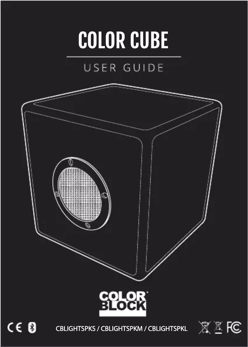 Page n°1 - Manuel utilisateur Bigben Interactive Color Cube L