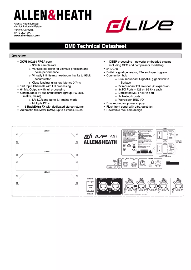 Imagen de la primera página del manual del dispositivo DM0