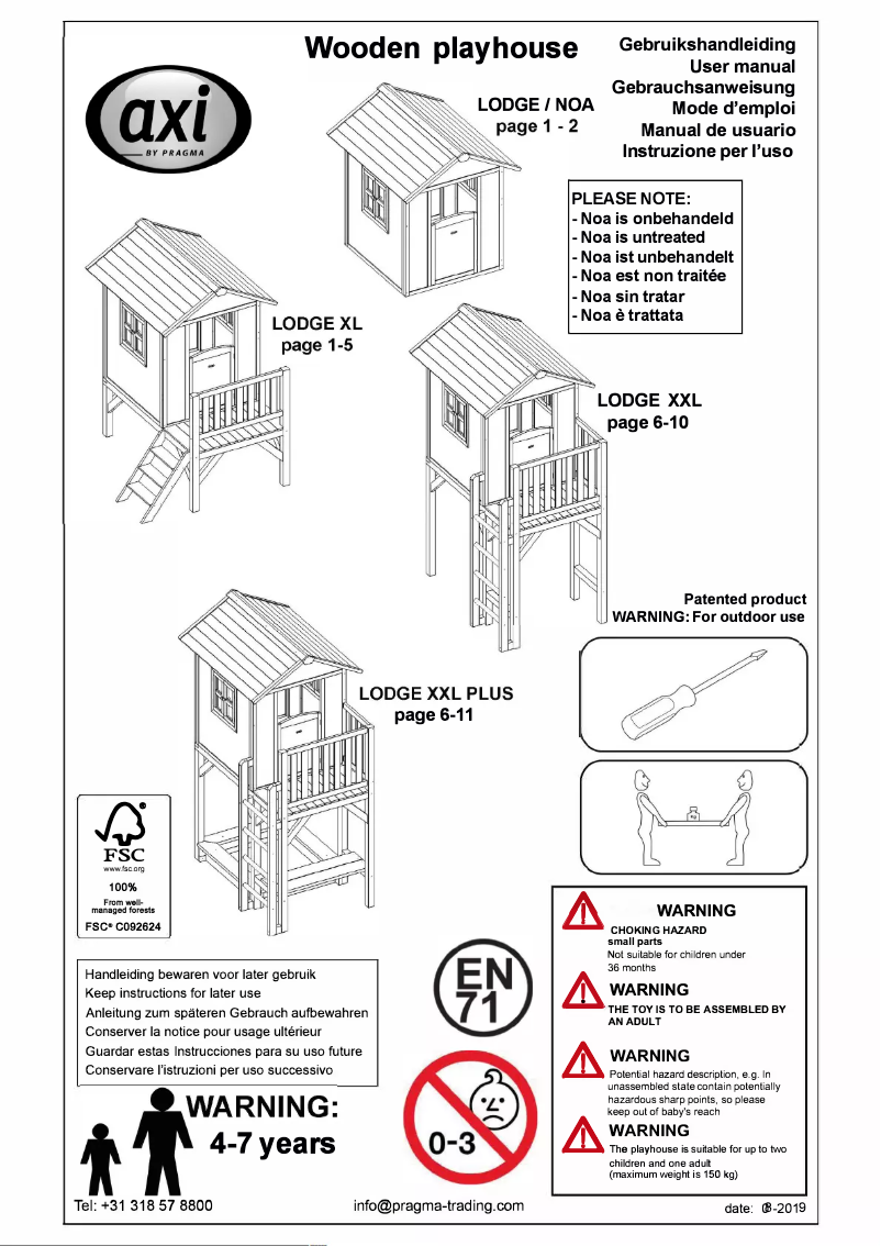 Image de la première page du manuel de l'appareil Noa