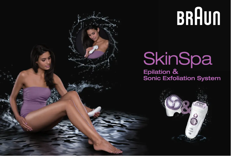 Page n°1 - Manuel utilisateur Braun Silk-épil 7 SkinSpa 7951