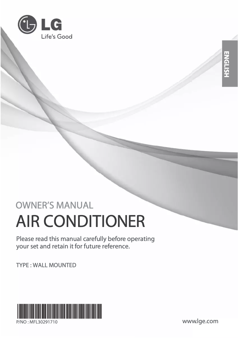 Page 1 de la notice Manuel utilisateur LG HSN09SN