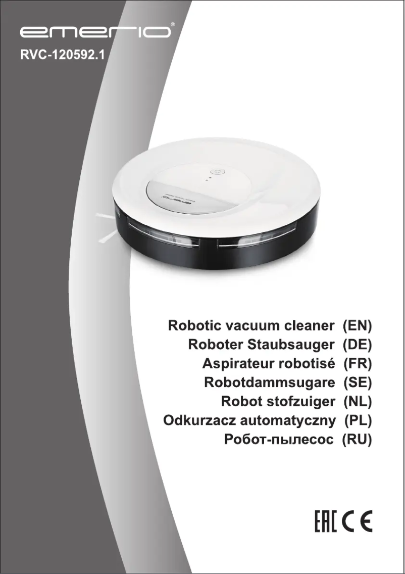 Page 1 de la notice Manuel utilisateur Emerio RVC-120592.1