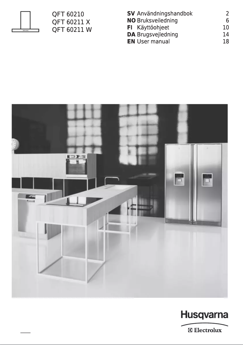 Page n°1 - Manuel utilisateur Husqvarna-Electrolux QFT60211W