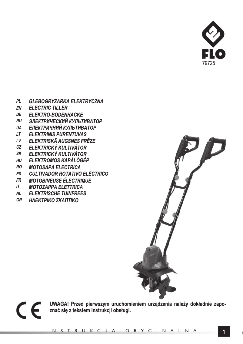 Page 1 of the manual User Manual Flo 79725