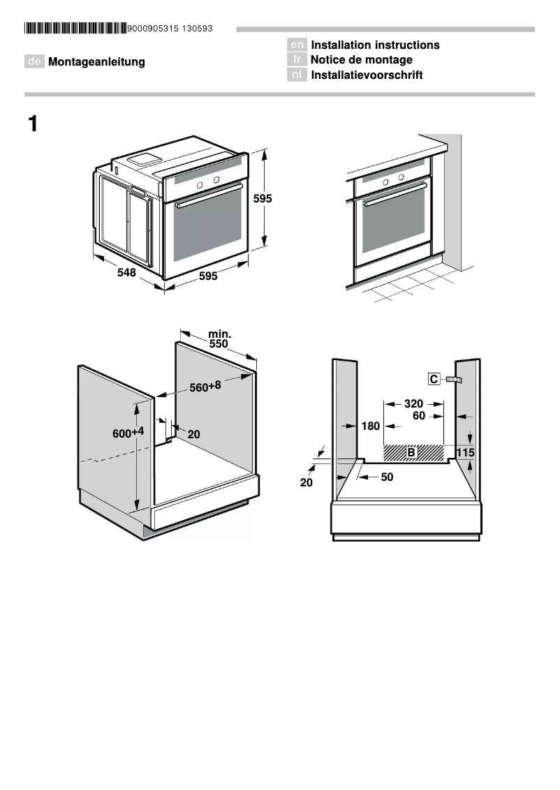 Page n°1 - Manuel utilisateur Koenic KOC62250