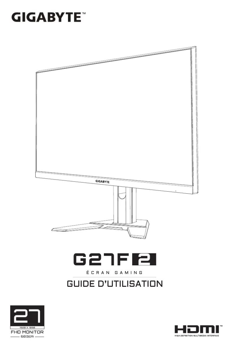 Image de la première page du manuel de l'appareil G27F 2