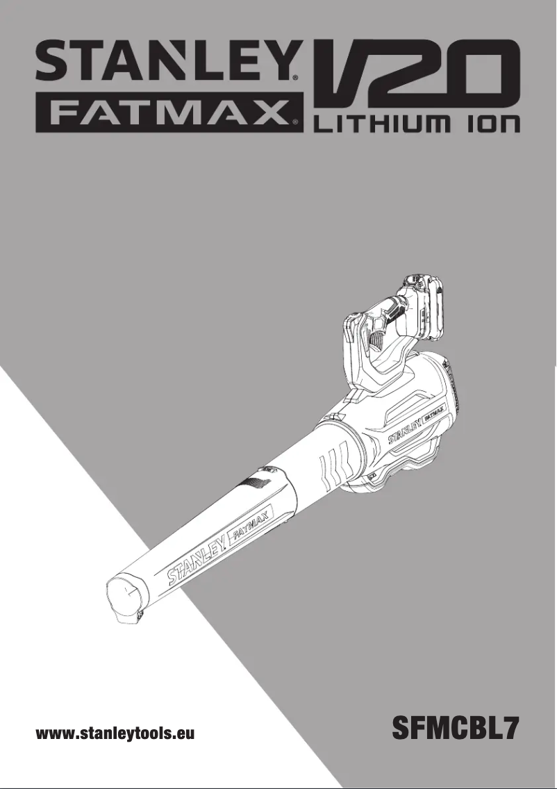 Image de la première page du manuel de l'appareil Fatmax SFMCBL7
