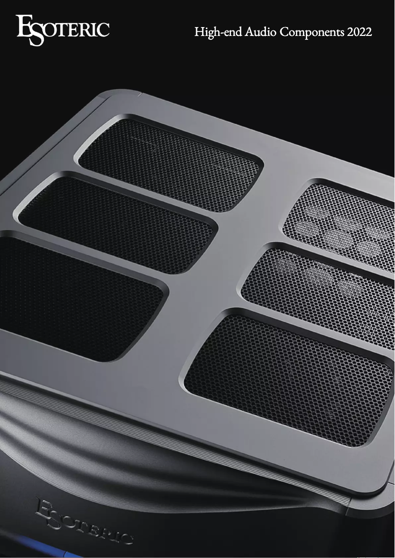 Page 1 de la notice Brochure Esoteric C-03Xs