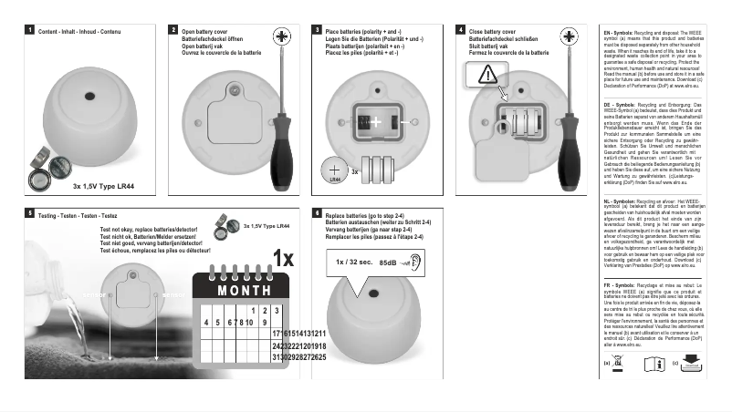 Image de la première page du manuel de l'appareil FW730111