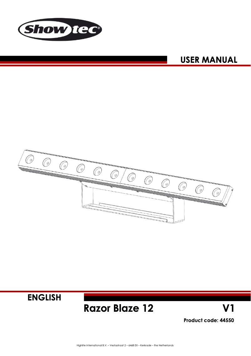 Image de la première page du manuel de l'appareil Razor Blaze 12