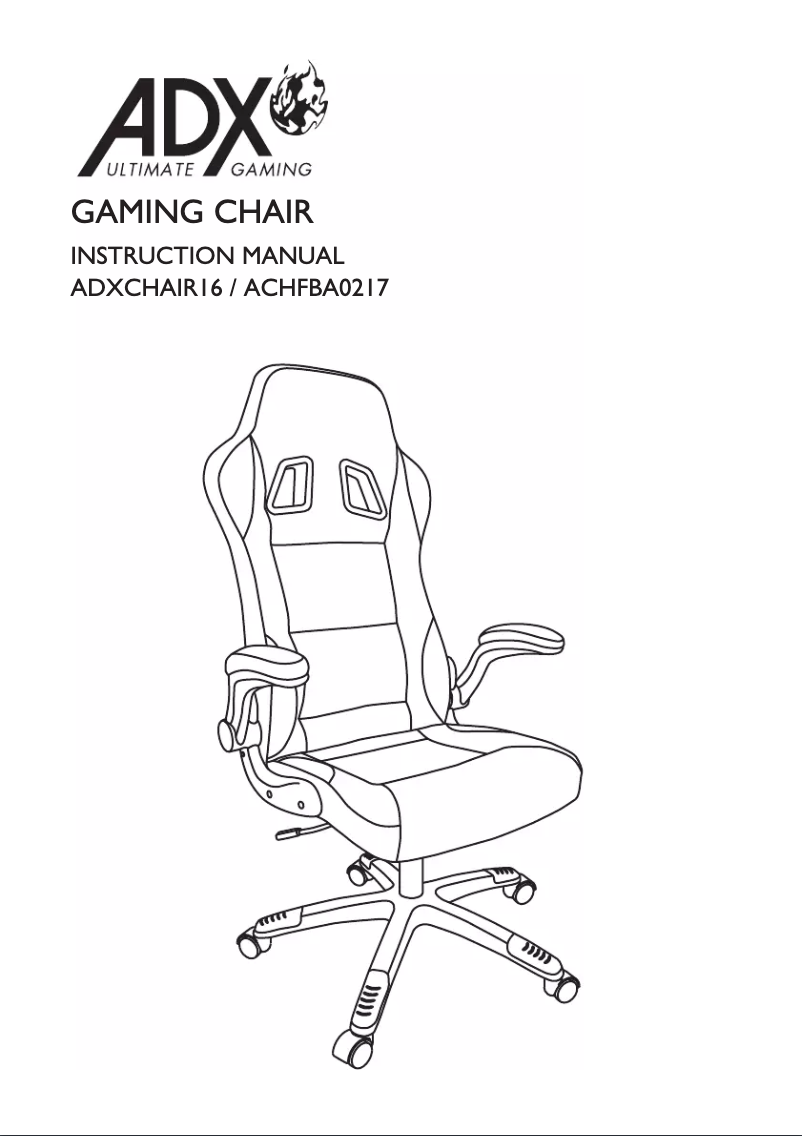 Page 1 de la notice Manuel utilisateur ADX CHAIR16