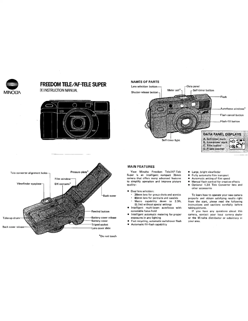 Image de la première page du manuel de l'appareil Freedom  Tele