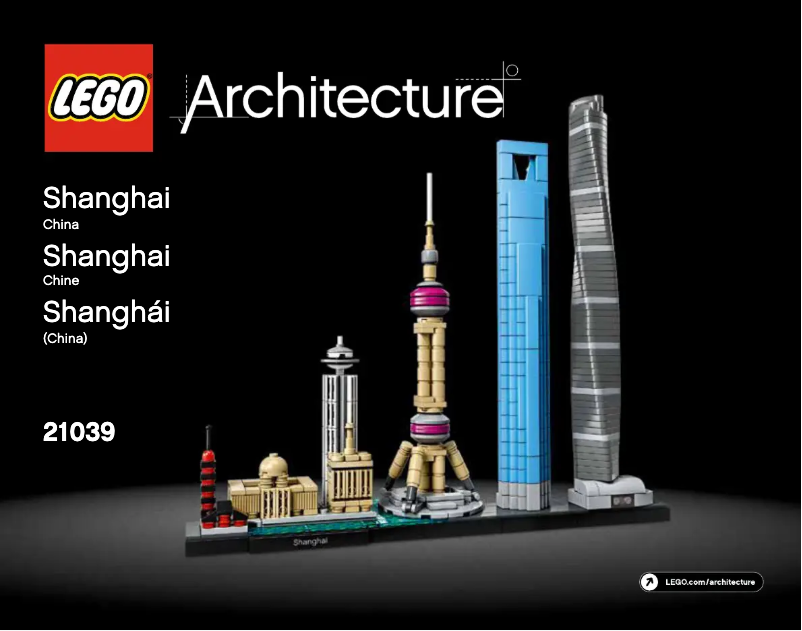 Page 1 de la notice Consignes visuelles Lego Architecture 21039