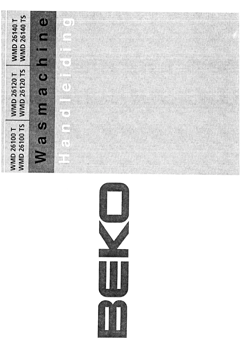 Image de la première page du manuel de l'appareil WMD 26125