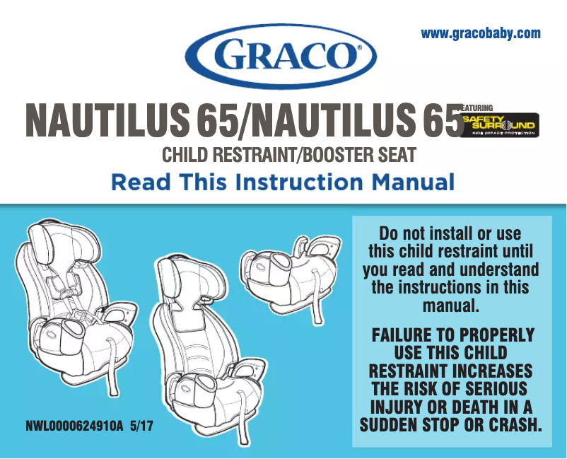 Page 1 de la notice Manuel utilisateur Graco Nautilus 65 3-in-1