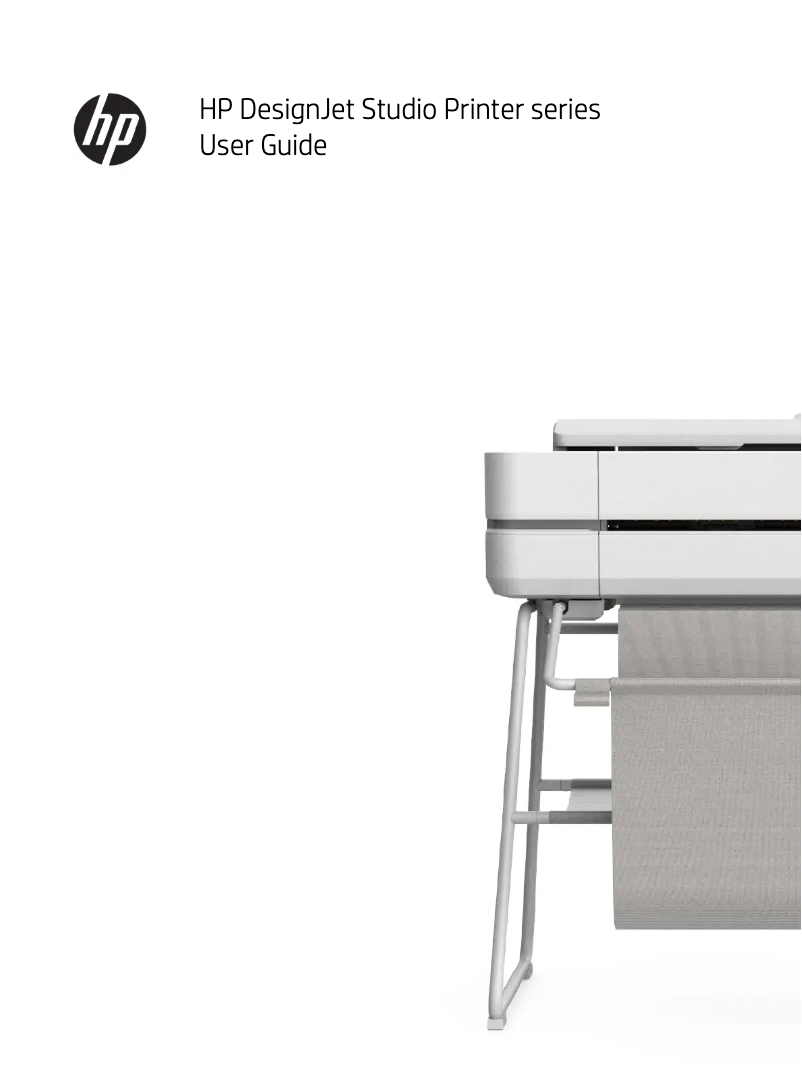 Page n°1 - Manuel utilisateur HP DesignJet Studio