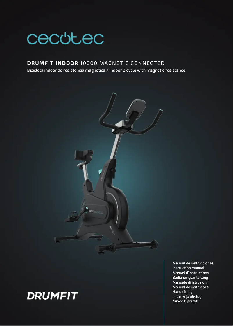 Page n°1 - Manuel utilisateur Cecotec Drumfit Indoor 10000 Magnetic Connected
